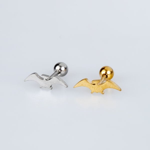 Piercing Çelik Tragus Yarasa