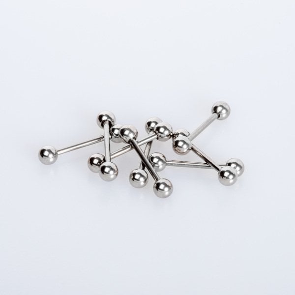 Piercing Göğüs 4mm Top Bar Boyu: 8mm