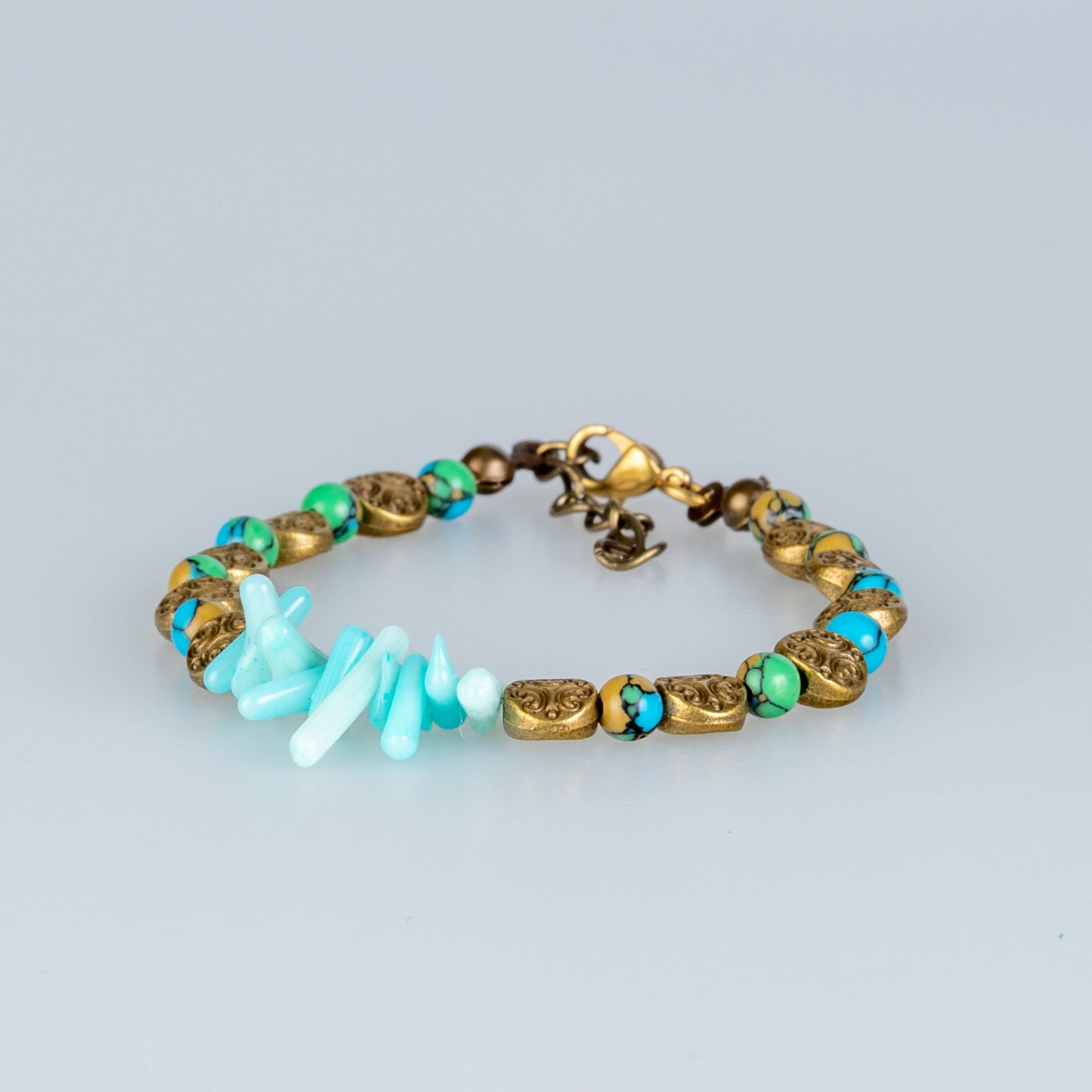 Ethnic Natural Stone Bracelet