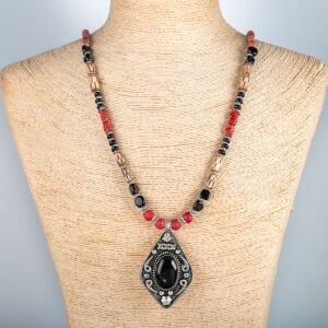 Etnik Doğal Taş Kolye