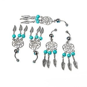 Piercing Göbek Taşlı