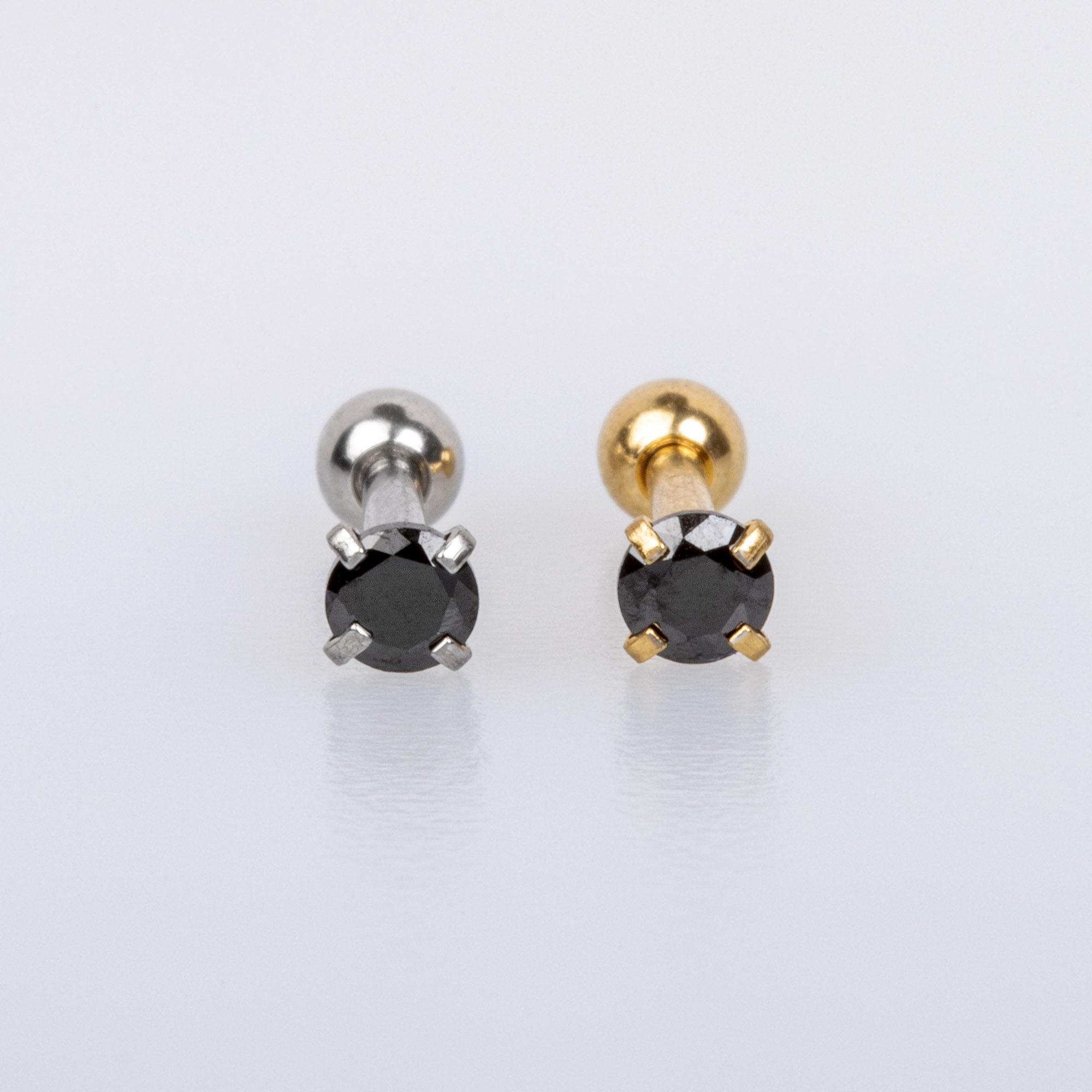 Piercing Tragus 3mm Yuvarlak Taş