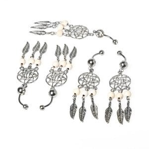 Piercing Göbek Taşlı