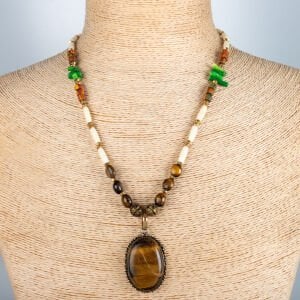 Etnik Doğal Taş Kolye