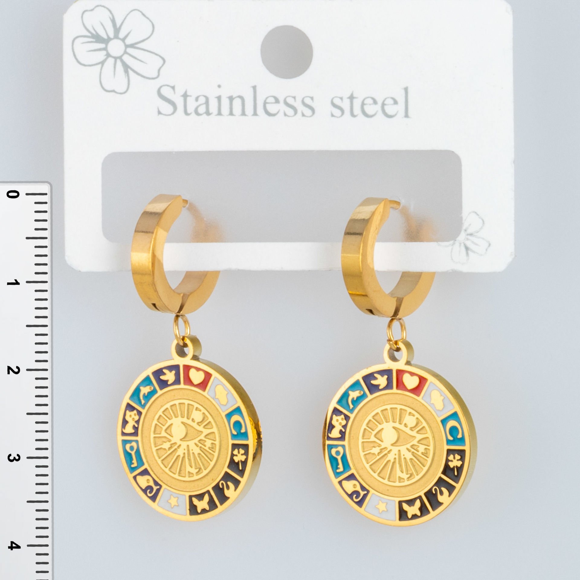 Steel Earrings - 1 Pair