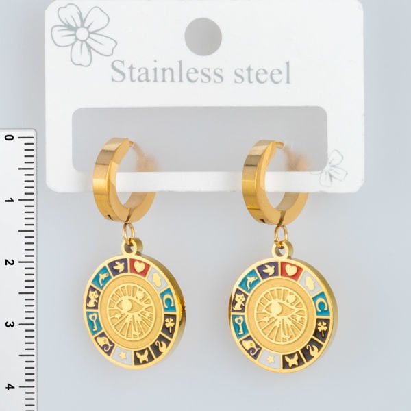 Çelik Küpe - 1  Çift