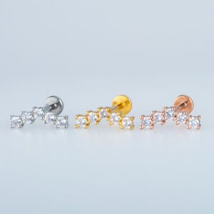 Toptan 316L Çelik Barlı Piercing Tragus Helix