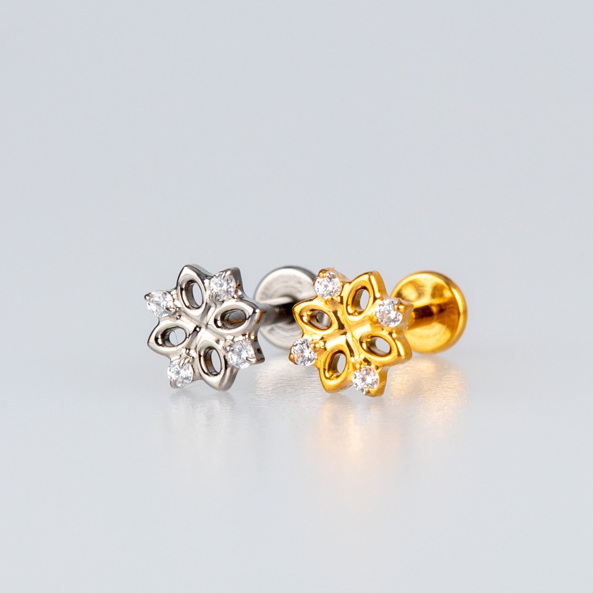 Piercing Titanyum Tragus Çiçek