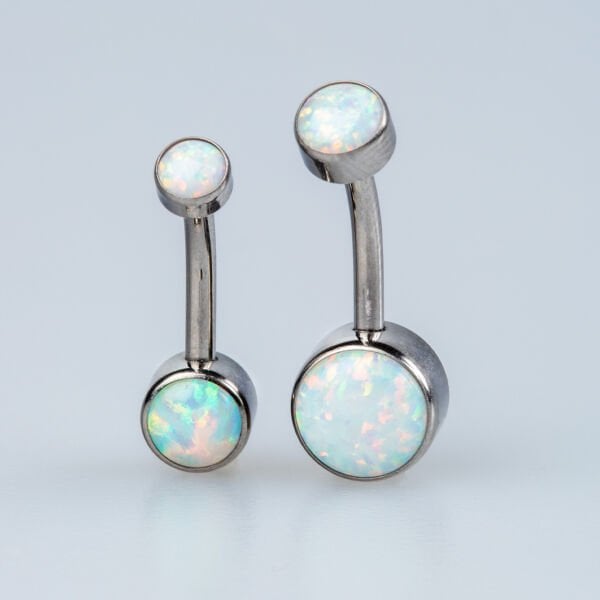 Piercing Titanium Navel Opal