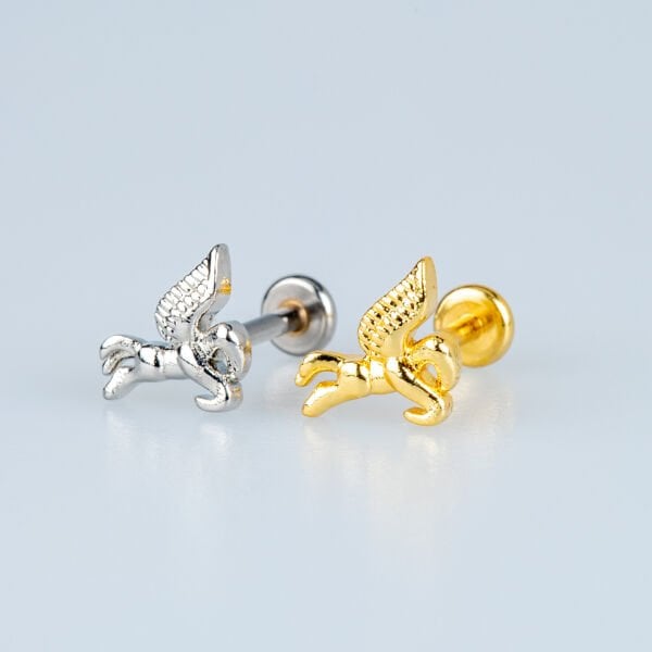 Piercing Tragus Pegasus Beyaz