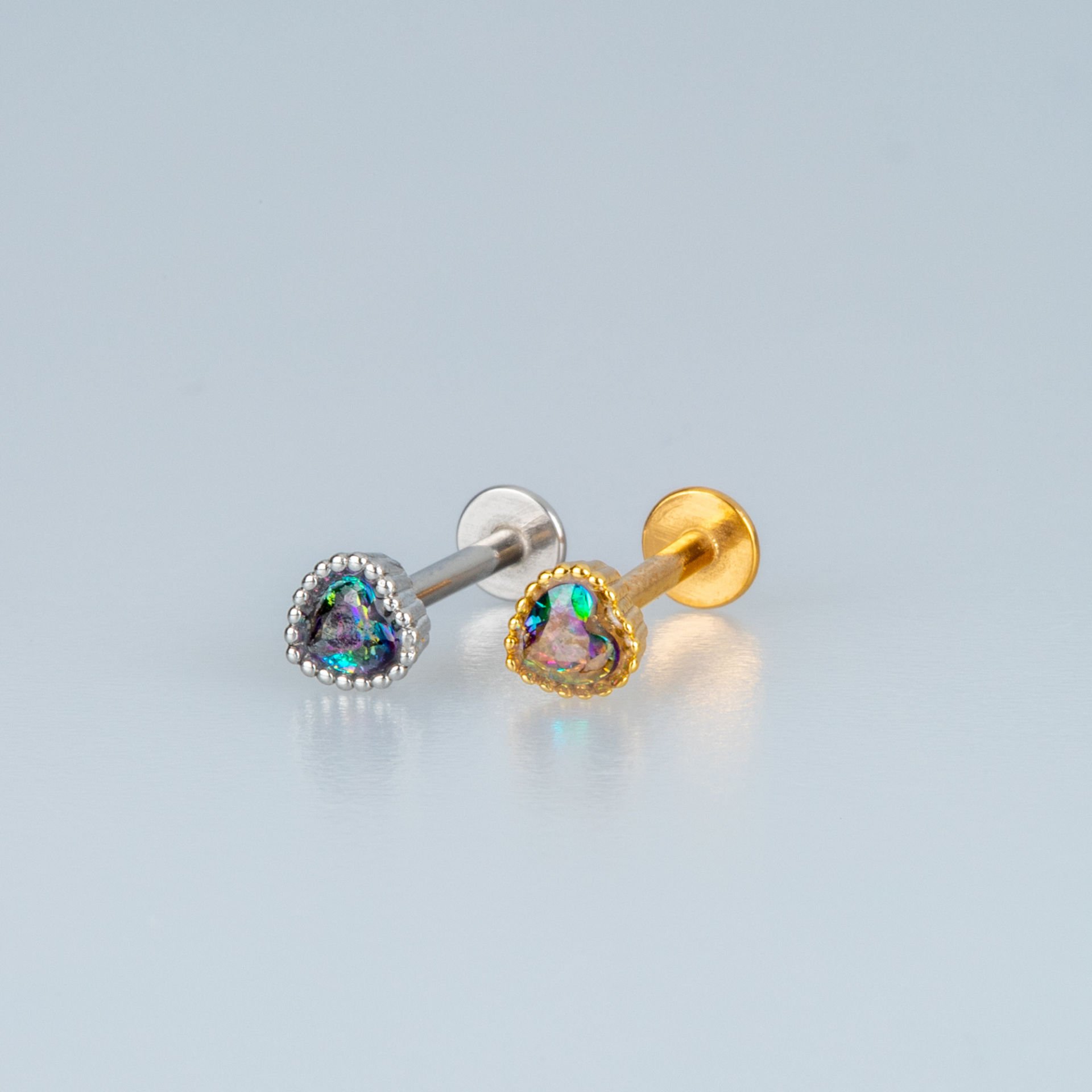 Piercing Tragus Kalp Taş