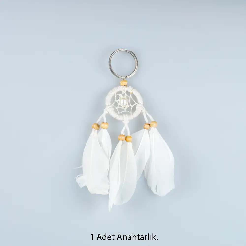 Toptan El Yapımı İncili Mini Düş Kapanı Anahtarlık