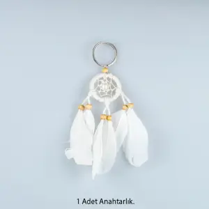 Toptan El Yapımı İncili Mini Düş Kapanı Anahtarlık