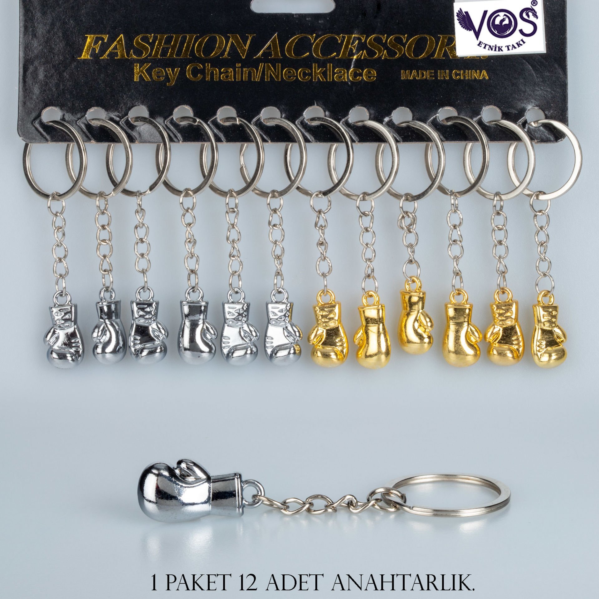 Anahtarlık Paket 12 Adet Boks Eldiveni