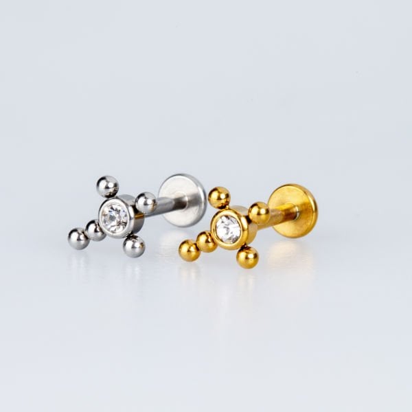 Piercing Çelik Tragus Haç