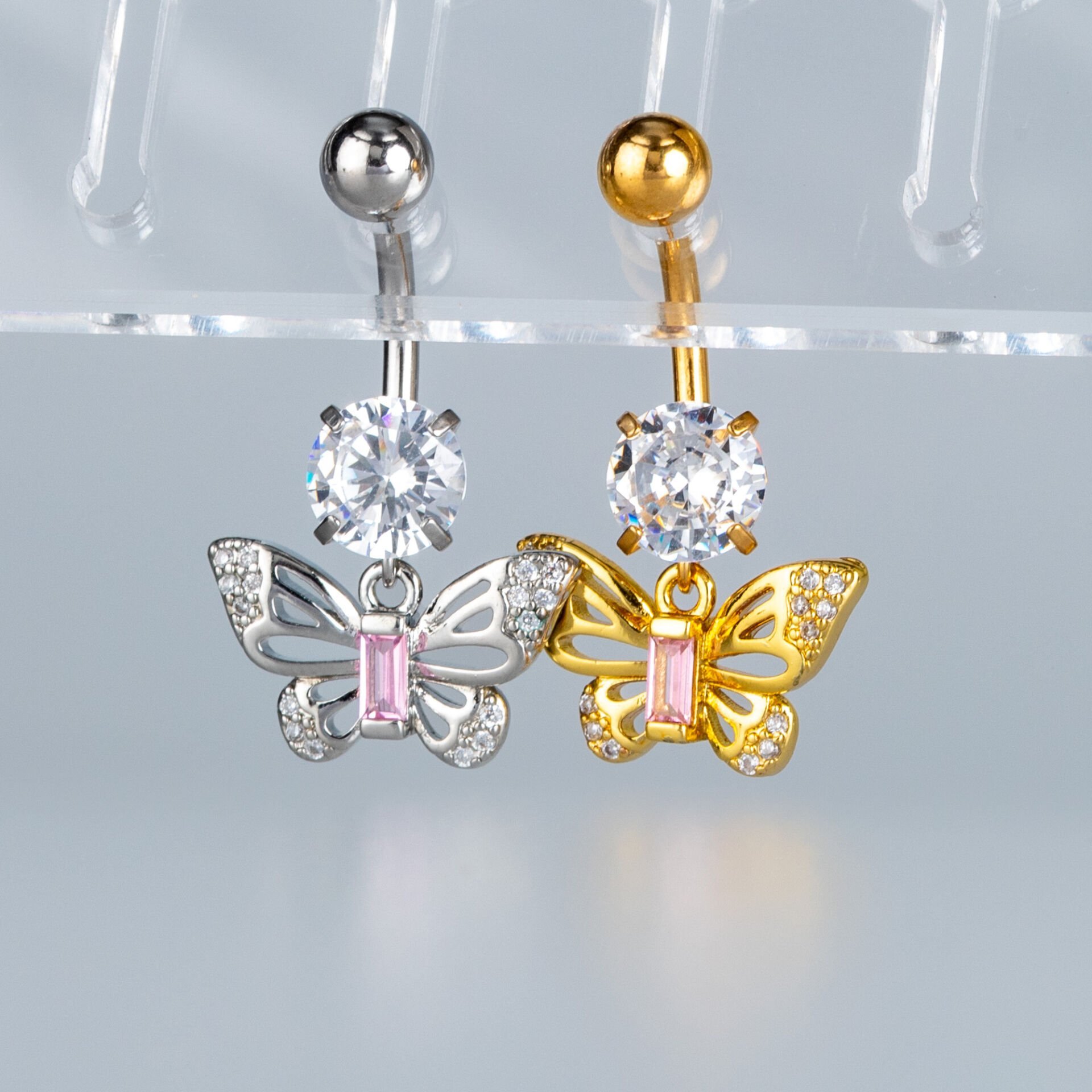 Piercing Göbek Fashion Kelebek