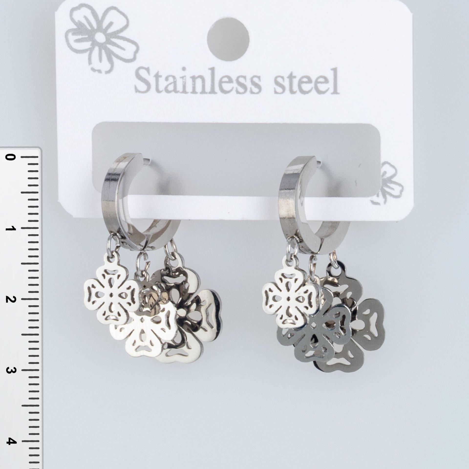 Steel Earrings - 1 Pair