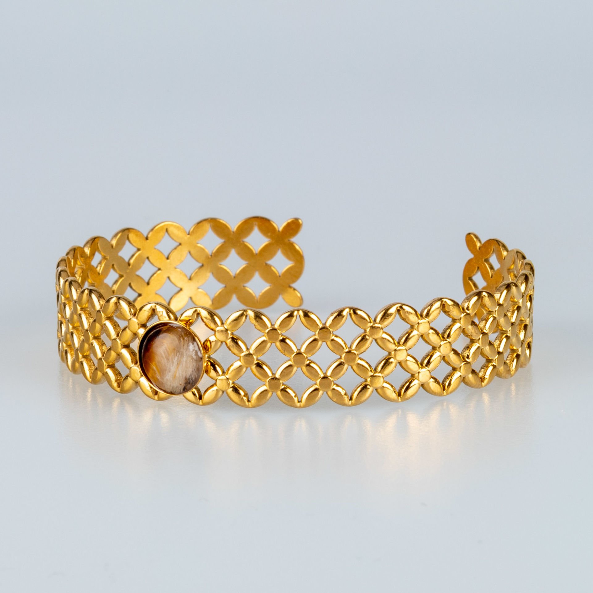 Steel Handcuff Bracelet