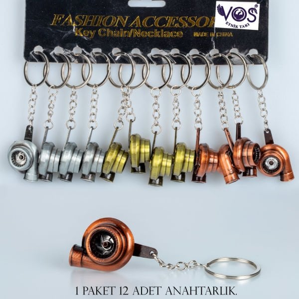 Keychain Package 12 Pieces Turbo
