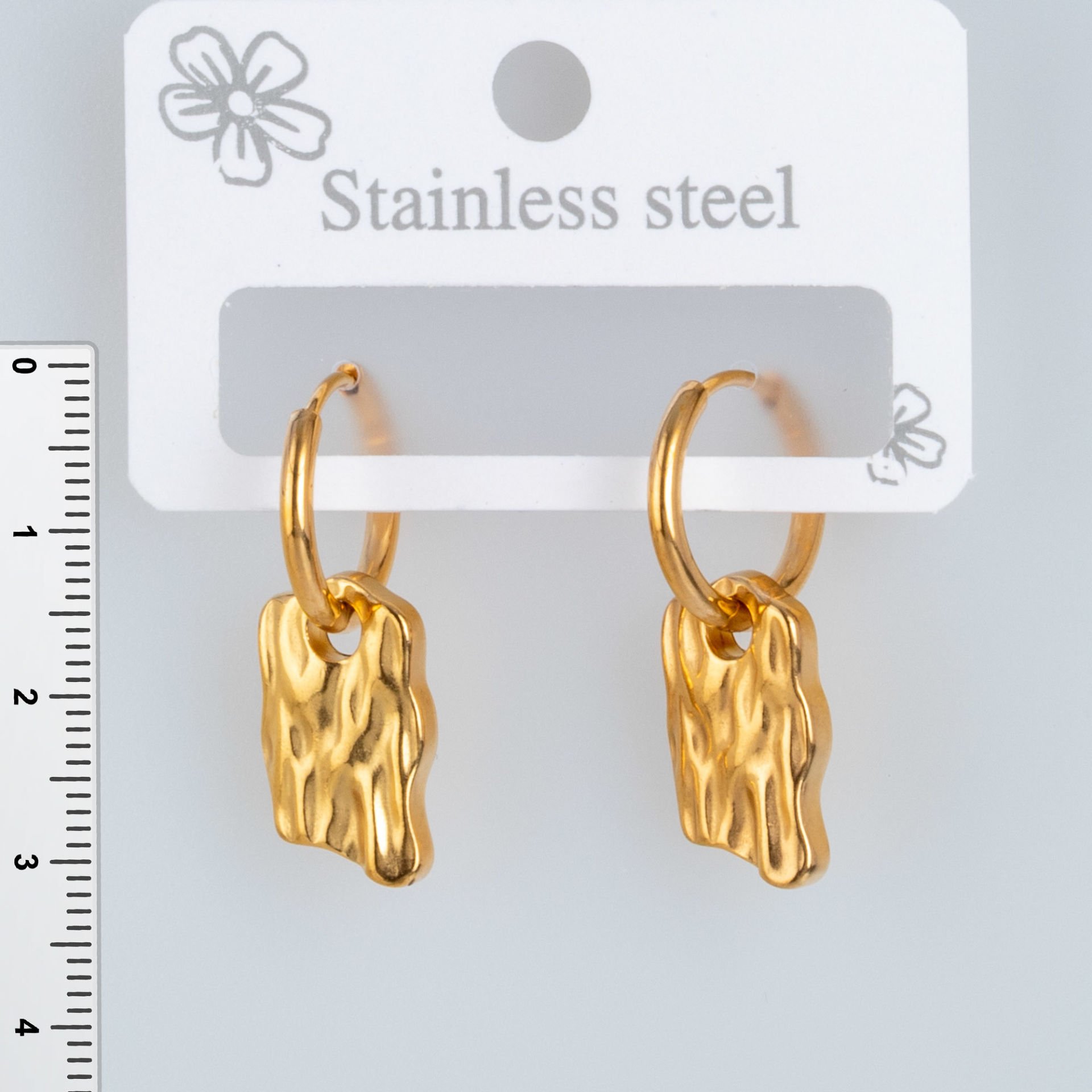 Steel Earrings - 1 Pair