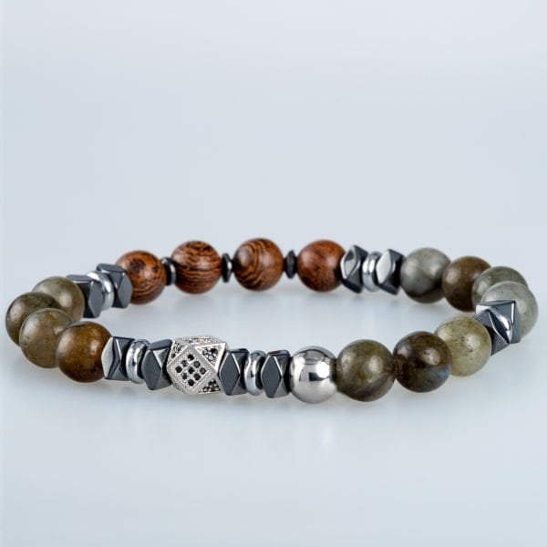 Doğal Taş Bileklik Labradorit