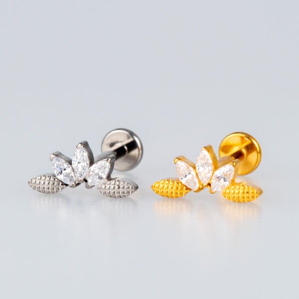 Piercing Titanyum Tragus Lotus