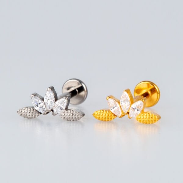 Piercing Titanyum Tragus Lotus