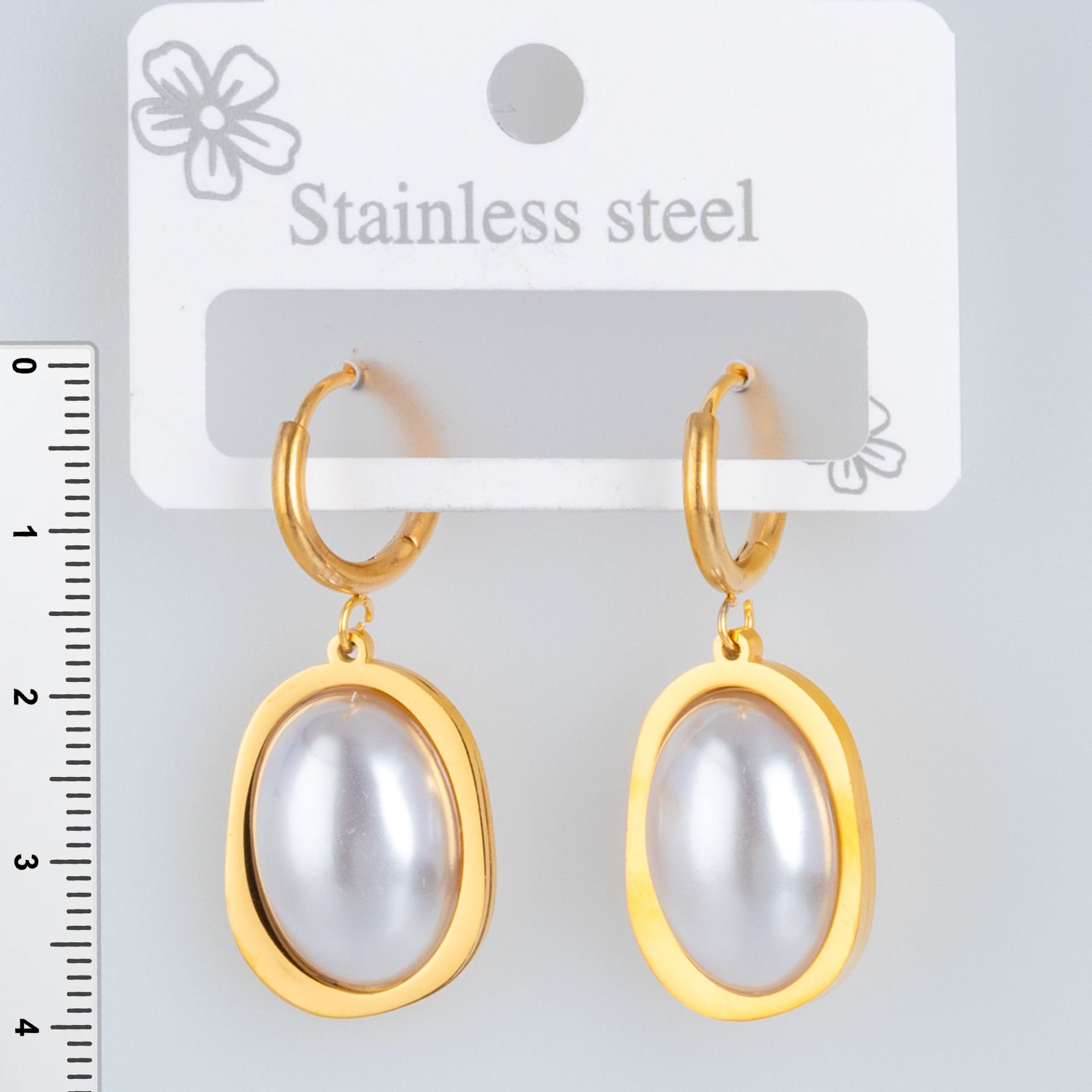 Steel Earrings - 1 Pair