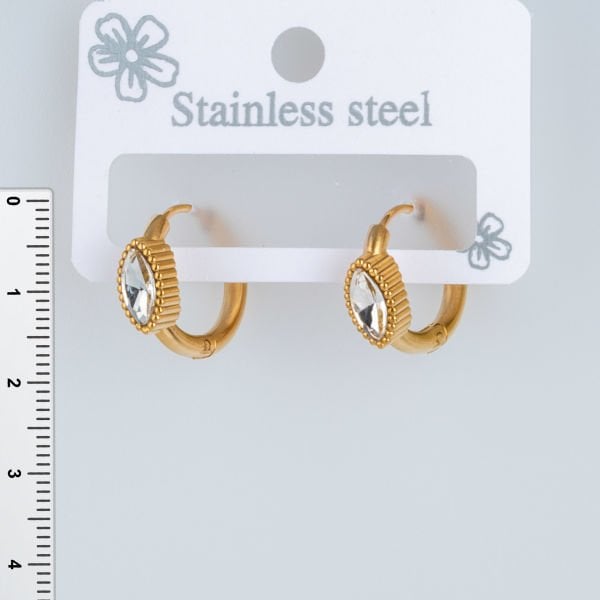 Çelik Küpe - 1  Çift