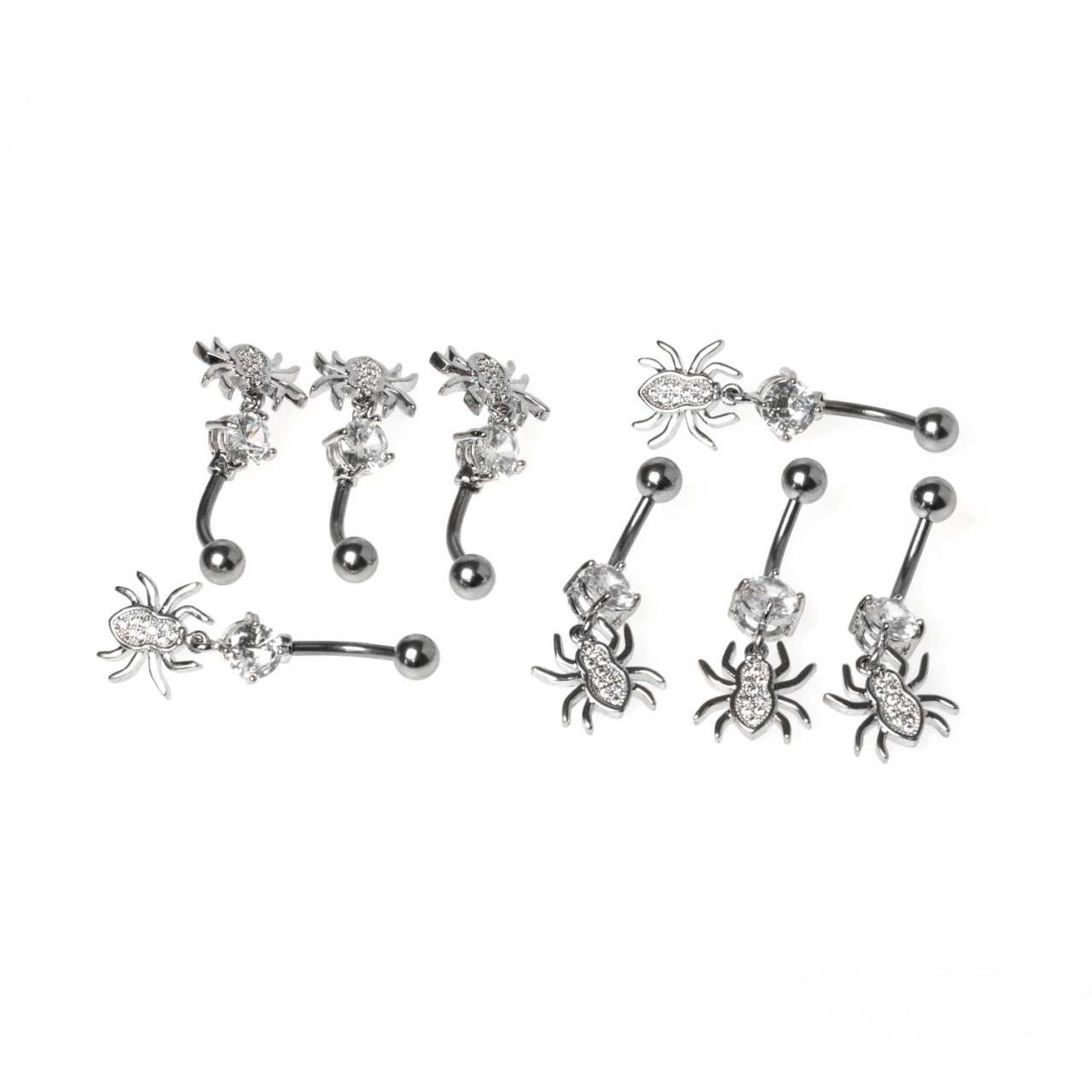 Piercing Göbek Örümcek