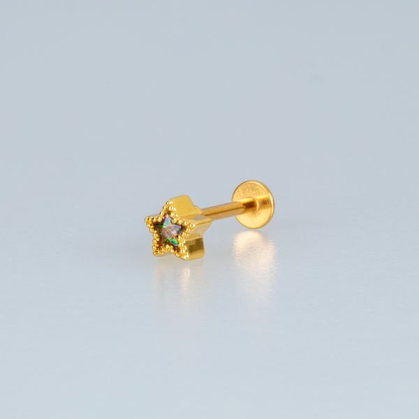 Piercing Tragus Yıldız Taş
