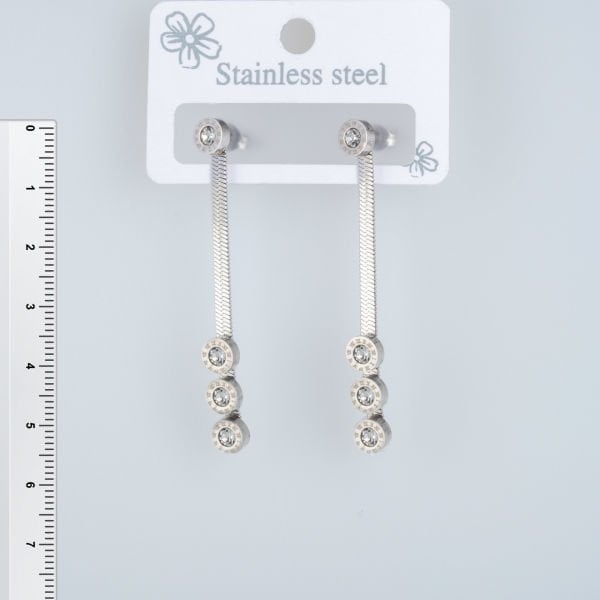 Steel Earrings - 1 Pair