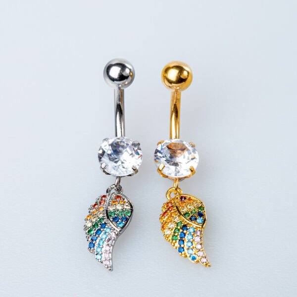Piercing Belly Wing with Stone