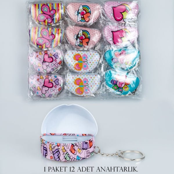 Anahtarlık Paket 12 Adet Kutu