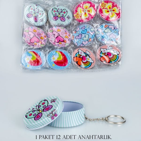 Keychain Package 12 Pieces Box
