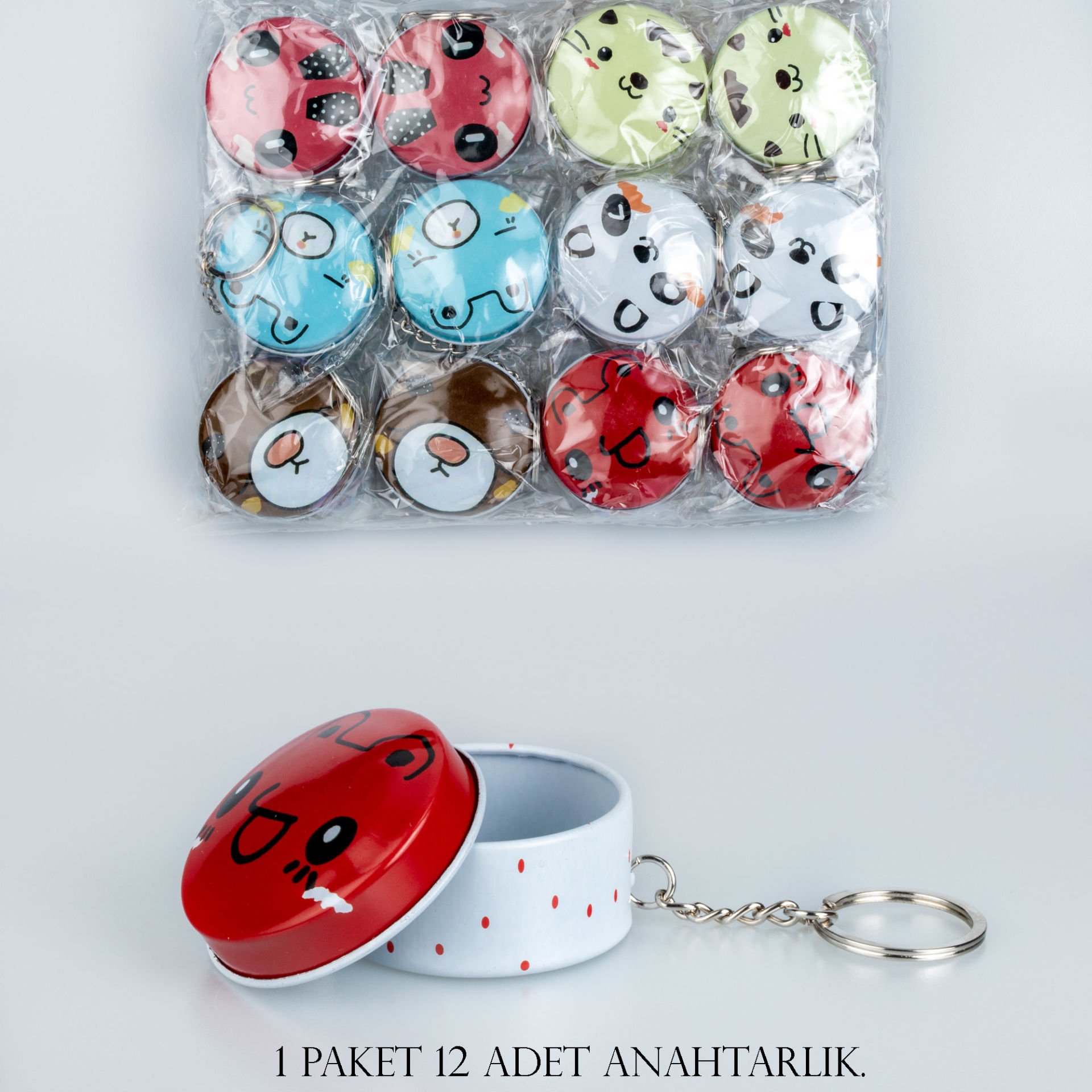 Keychain Package 12 Pieces Box