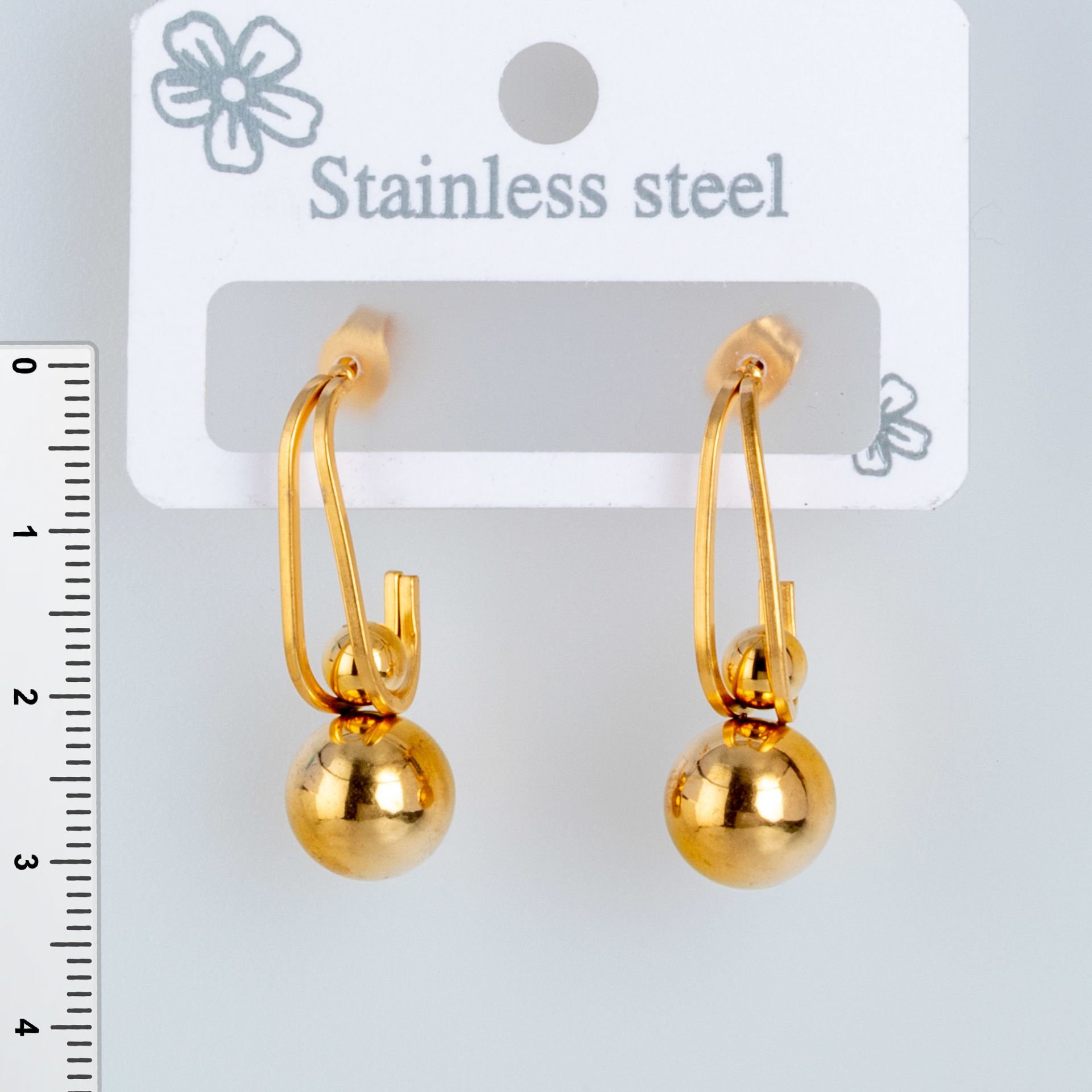 Steel Earrings - 1 Pair