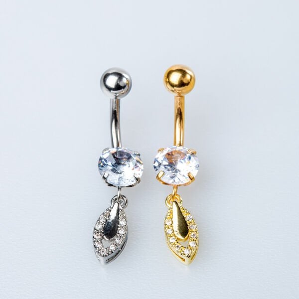 Piercing Göbek Taşlı