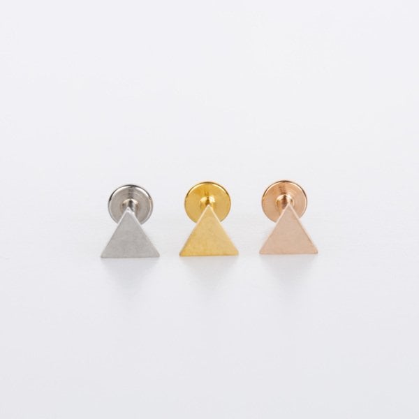 Piercing Çelik Tragus Üçgen