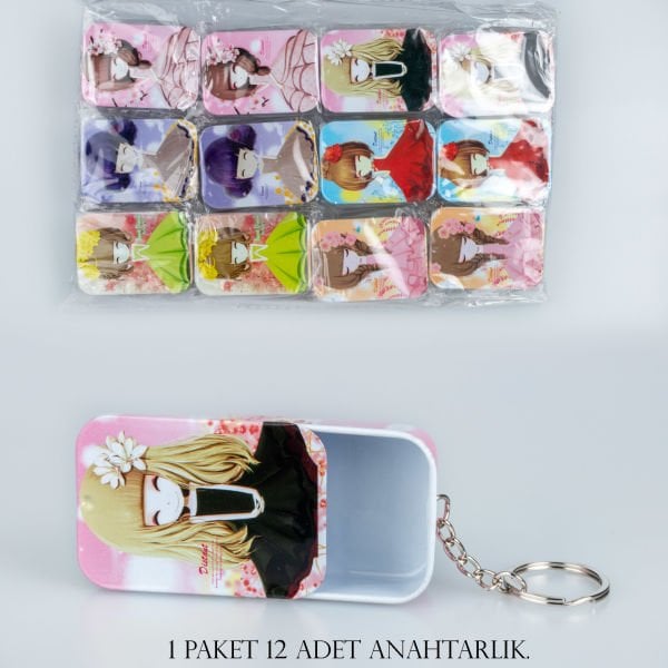 Keychain Package 12 Pieces Box