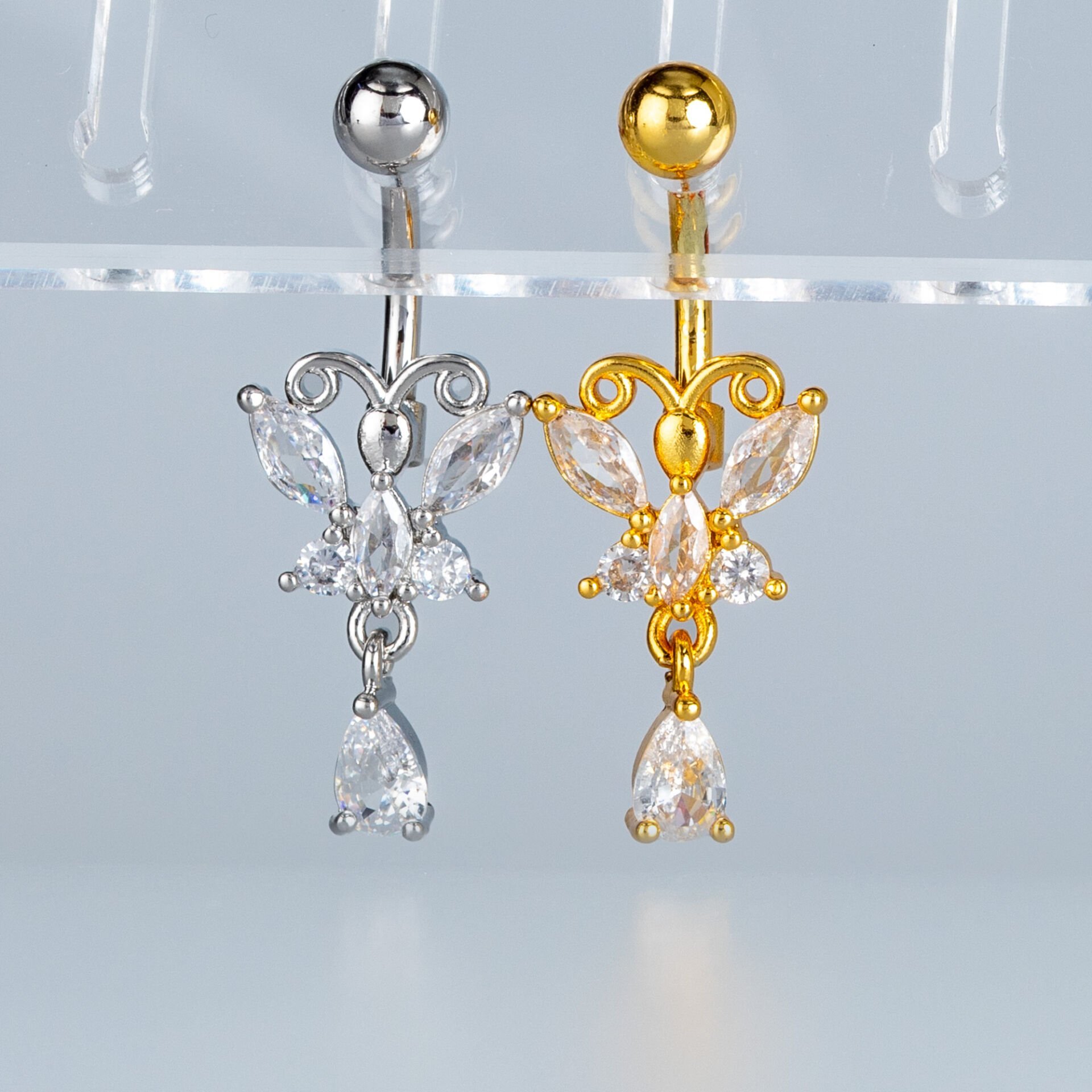 Piercing Göbek Fashion Kelebek