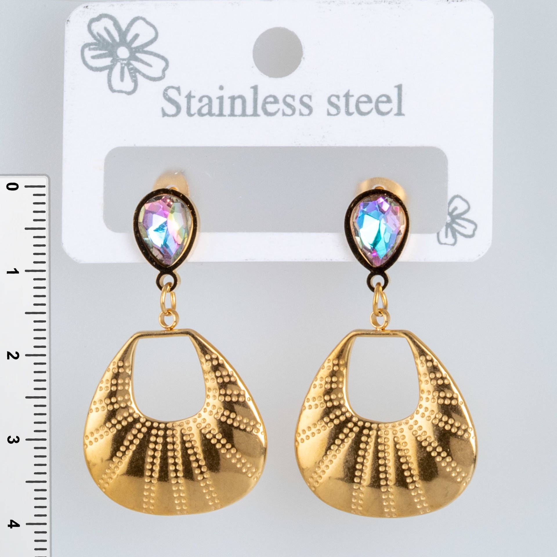 Steel Earrings - 1 Pair