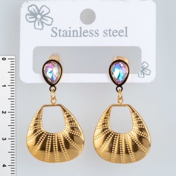 Çelik Küpe - 1  Çift