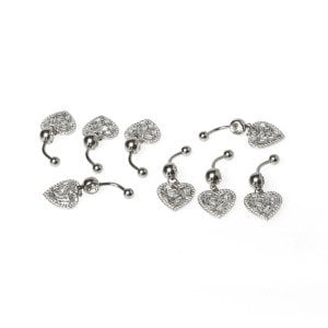 Piercing Göbek Kalp