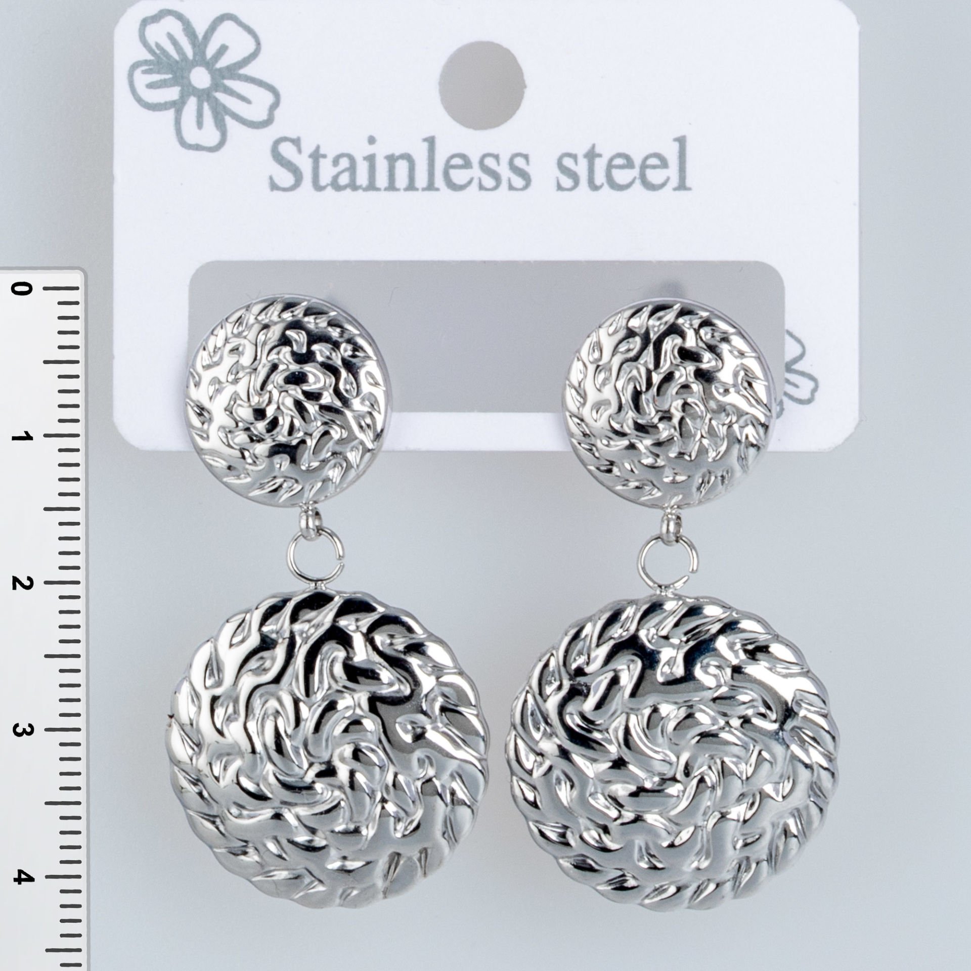 Çelik Küpe - 1  Çift