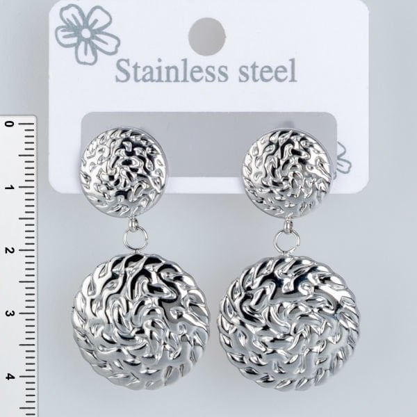 Çelik Küpe - 1  Çift