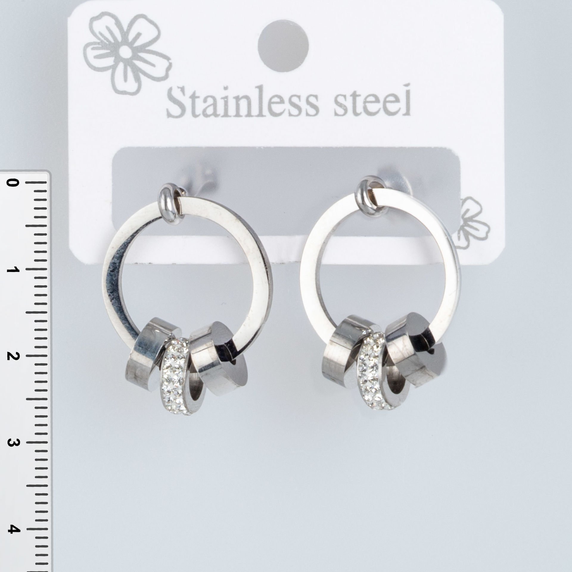 Çelik Küpe - 1  Çift