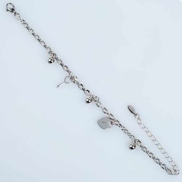 Çelik Zincir Bileklik Anahtar ve Kilit