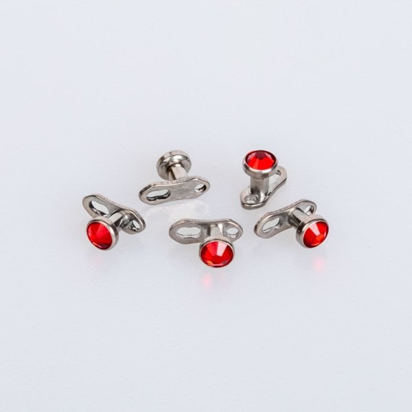 Piercing Titanyum Dermal 3mm Taş