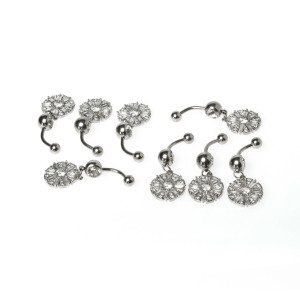 Piercing Göbek Taşlı